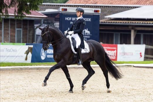 Foto: Bart Veeze triumphiert bei den Bettenröder Dressurtagen - Fotograf: Hellmann