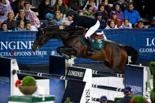 Foto: Der Führende in der aktuellen Longines Global Champions Tour Gesamtwertung: Rolf-Göran Bengtsson (SWE) – im Bild auf Casall Ask - Fotograf: Manfred Leitgeb