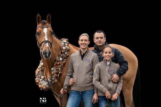 Foto: Die SattelProfis Brugger - Sinja, Michael und Mia Cara - Fotograf: Privat