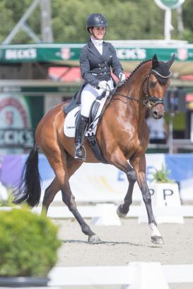 Foto: Bettina Hoy mit Wallach Seigneur Medicott - Fotograf: Thomas Ix