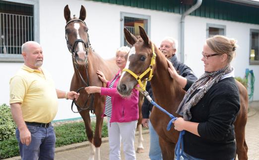 Foto: "Barbarossa" und seiner neuen Besitzerin - Fotografin: Frau Amrei Groß