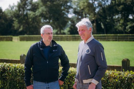 Foto: Karsten Lütteken und Ludger Beerbaum - Fotograf: Anna Theilen / RI