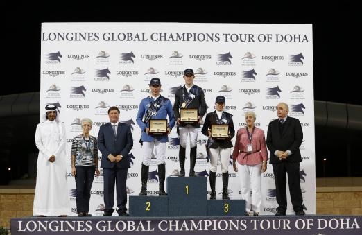 Foto: Siegerehrung der Global Champions Tour 2013 - Fotograf: Stefano Grasso/Longines GCT