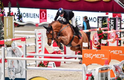 Foto: Hans-Dieter Dreher (GER) gewinnt das Salzburg Masters bei der Amadeus Horse Indoors in Salzburg - Fotograf: © Daniel Kaiser