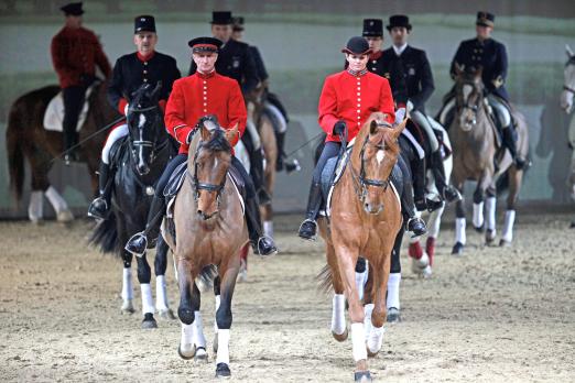 Foto: Quadrille der europäischen Staatsgestüte - Fotograf: Patrick Dumac