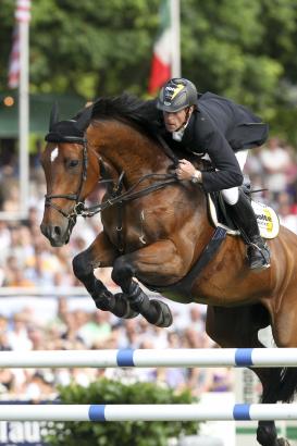 Foto: Marcus Ehning – würde gerne Sieg Nummer 3 in diesem Jahr in Wiesbaden feiern… - Fotograf: WRFC/Toffi