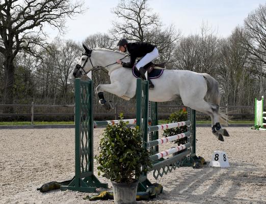 Foto: Kommt extra aus Sachsen-Anhalt immer wieder zu den Club-Turnieren: Uwe Kuhlemann, hier mit Crunchip - Fotograf: BM