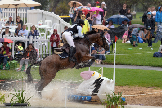 Elizabeth Lowry and KL Kismet third after the Cross Country phase of FEI Classics™ at the Australian International 3 Day Event in Adelaide (Julie Wilson/FEI) 