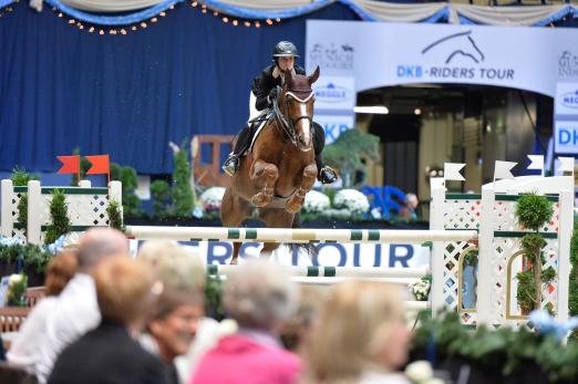 Foto: Reed Kessler mit Cylana, Siegerpaar im Championat von München - Fotograf: Karl-Heinz Frieler