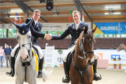 Foto: Toni und Felix Hassmann, die in Rulle auch 2012 wieder an den Start - Fotograf: Karl-Heinz Frieler