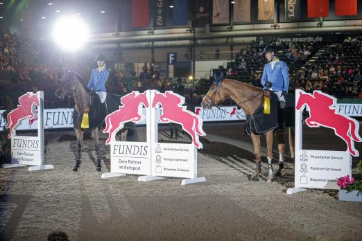 Foto: Die FUNDIS Youngster Tour bei der PARTNER PFERD ist die Top-Plattform für Nachwuchspferde - Fotograf: Sportfotos Lafrentz