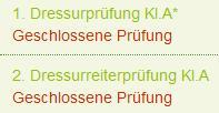 Geschlossene Prüfungen