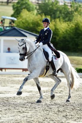 Foto: Adrianne Lyle/USA und ihr Grand Prix-Sieger Harmony's Duval - Fotograf: Tanja Becker