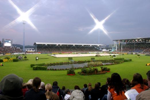 Foto: Dressurwettbewerb während der WM Aachen 2006 - Fotograf: ALRV/Strauch