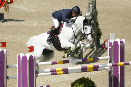 Foto: Helmut Morbitzer und Quincy Star - Fotograf: Linzer Pferdefestival