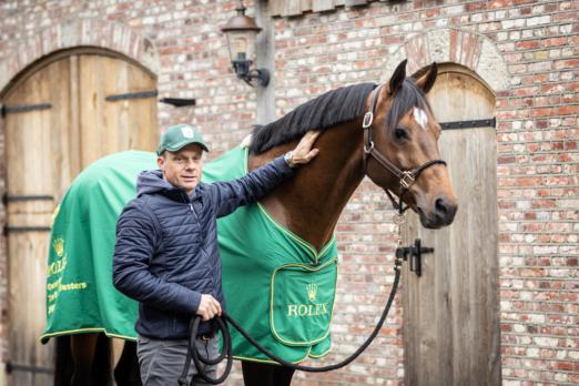 Das Foto zeigt Willem Greve, den aktuellen Anwärter auf den Rolex Grand Slam of Show Jumping und sein Spitzenpferd Highway TN N.O.P. - Fotograf: CHIO Aachen/Jasmin Metzner