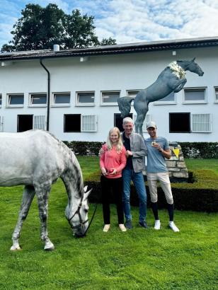 Foto: Waren und sind noch ein erfolgreiches Team: Ludger Beerbaum und Christian Kukuk - Fotograf: Beerbaum Stables