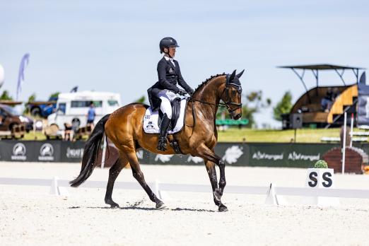 Foto: Malin Hansen-Hotopp/Callfield in der CCI4*-S Dressur - Fotograf: Baborówko Equestrian Festival Foto: Malin Hansen-Hotopp/Callfield in der CCI4*-S Dressur - Fotograf: Baborówko Equestrian Festival