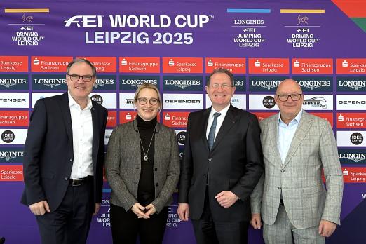 Foto: Mit großen Schritten geht es in Richtung PARTNER PFERD 2025, präsentiert von der Sparkasse Leipzig und der Sparkassen-Finanzgruppe Sachsen - Fotograf: Veranstalter 