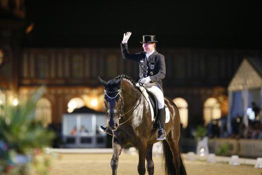 Foto: Dem Wiesbadener PfingstTurnier eng verbunden: Isabell Werth - Fotograf: WRFC/Toffi