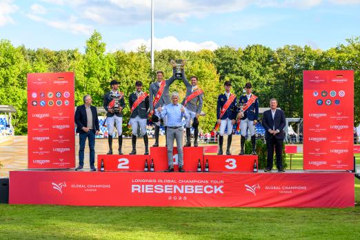 Foto: Istanbul Warriors gewinnen die GCL-Etappe in Riesenbeck - Fotograf: Equitaris