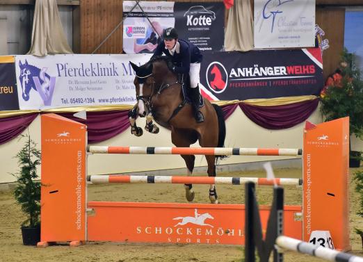 Foto: Jannik Theele und Balou du Ry gewannen den ersten Großen Preis in Damme - Fotograf: Fotodesign Feldhaus