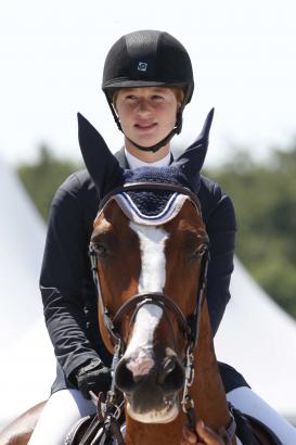 Foto: Premierenauftritt für Jennifer Gates in Österreich im Rahmen der Mevisto Amadeus Horse Indoors in Salzburg. - Fotograf: Stefano Grasso / Longines Global Champions Tour von Chantilly