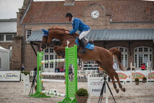 Foto: Sieger der Medium Tour war der Niederländer Jur Vrieling mit Chabala de L`Esques beim CSI Herzlake - Fotograf: LarsPictures