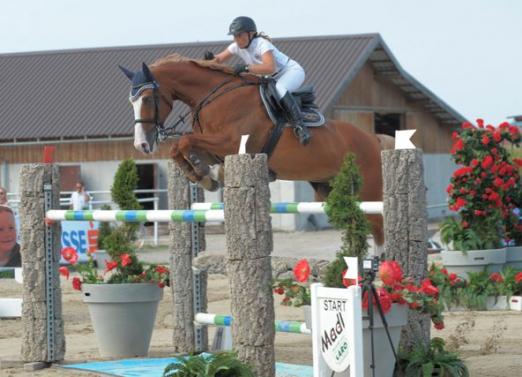 Foto: Astrid Kneifel (OÖ) und ihr "Duc de Revel" - Fotograf: Fotoagentur Dill 