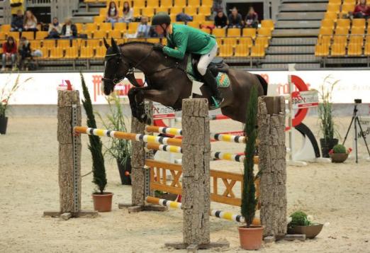 Foto: Österreichs Nummer 1, Alpenspanteamreiter Dieter Köfler (K) war auf Askaban im Alpenspan CSI3*-Opening auf Platz fünf der beste Österreicher. - Fotograf: Fotoagentur Dill 