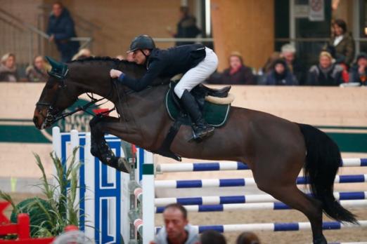 Foto: CSI2* Magna Racino Grand Prix Sieger Lukasz Koza (POL) auf El Camp - Fotograf: Tomas Holcbecher