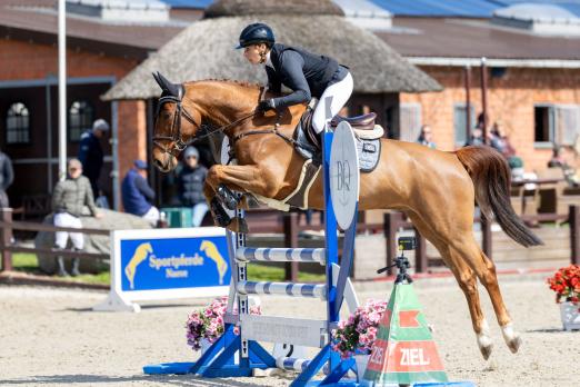 Foto: Mascha Krause und Attention Pur heimsten mit 9,0 eine der besten Tagesnoten beim CSE Ehlersdorf ein - Fotograf: C. Beeck Foto: Mascha Krause und Attention Pur heimsten mit 9,0 eine der besten Tagesnoten beim CSE Ehlersdorf ein - Fotograf: C. Beeck