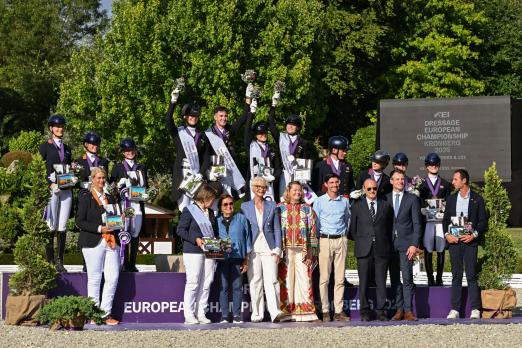 Foto: Die Europameisterschaft der U25-Reiter, Mannschaftswertung: Deutschland vor den Niederlanden und Großbritannien - Fotograf: Łukasz Kowalski,