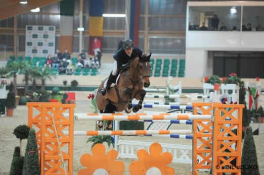 Foto: Gold Tour Auftaktsieger Max Kühner (GER) mit Clooney 35 - Fotograf: Sibil Sleijko