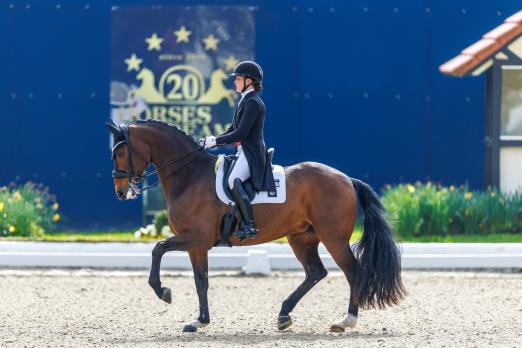 Foto: Cathrine Laudrup-Dufour (DEN) und Mount St John Freestyle ließen keinen Zweifel an ihrer Favoritenrolle - Fotograf: sportfotos-lafrentz.de