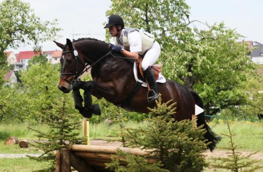 Foto: Michael Jung auf der Geländestrecke unterwegs - Fotograf: Roland Vosseler, Sabine Mack