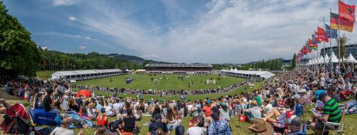 Foto: Ein Highlight im internationalen Turnierkalender - Das CSIO in St. Gallen, Schweiz - Fotograf: csio.ch/Katja Stuppia