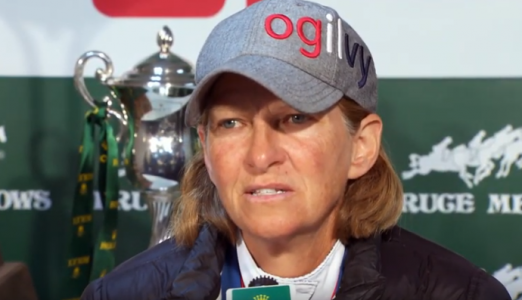 Foto: Beezie Madden/USA gewann mit ihrem 11-jährigen Fuchs Darry Lou den höchstdotierten Großen Preis des Jahres 2019 in Calgary, Spruce Meadows/CAN