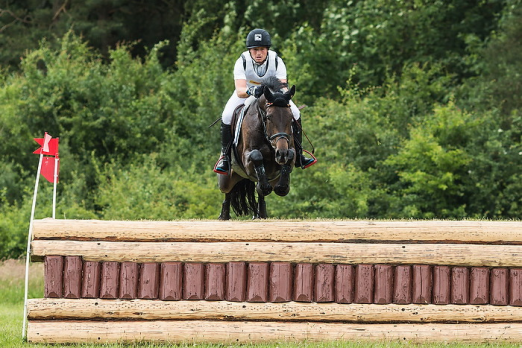 Photo Caption: Michael Jung (GER) produces another star in the nine-year-old fischerRoscana FST to lead after the Cross Country phase on home ground at Luhmühlen, presented by DHL Paket, the fifth leg of the FEI Classics™ series. Photo: www.eventingphoto.com/FEI.