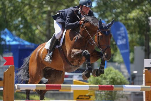 Foto: Gert-Jan Bruggink mit Cash Junior - Fotograf: Olaf Rutschek