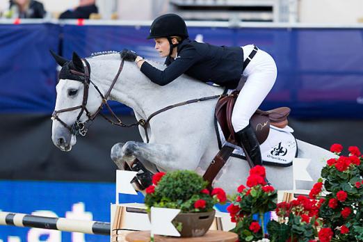 Foto: Im Pferdesport wegen ihres Gefühls für die Pferde und die Erfolge auf höchstem Niveau berühmt ist Athina Onassis de Miranda. - Fotograf: Michael Rzepa 