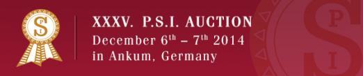 06.-07.12.2014 Ankum XXXV. P.S.I. AUCTION 