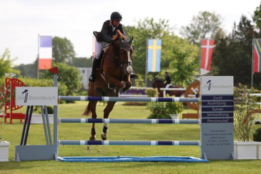 Foto: Philipp Rüping mit Chavanno PS beim Springturnier des RC Rosenbusch - der Aktivensprecher unterstreicht wie wichtig nationale Turnier für die Pferdesport-Zukunft sind - Foto: Pfeil