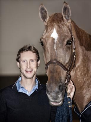 Foto: Pieter Devos mit Candy - Fotograf: Rolex Grand Slam/Michael Strauch