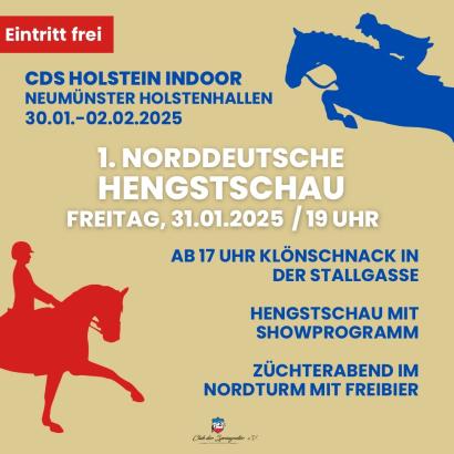 Foto: Plakatmotiv CDS Holstein Indoor - Fotograf: Jarka Luther