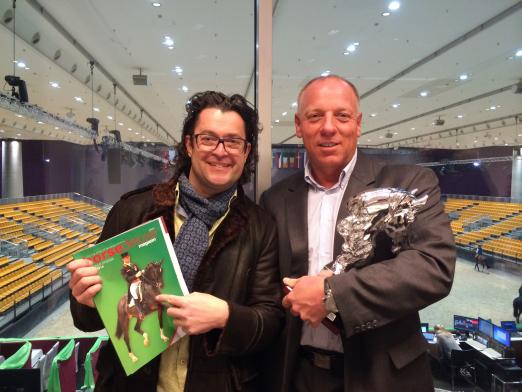 Foto: ORF Steiermark Musikchef Bernd Pratter mit Veranstalter Josef Göllner - Fotograf: REITSPORTNEWS – Die Pferdesportagentur