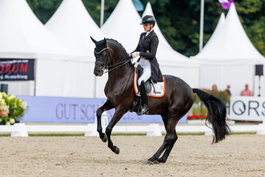 Foto: Most wanted Nero von Bellin mit Leonie Richter - Fotograf: Sportfoto Lafrentz