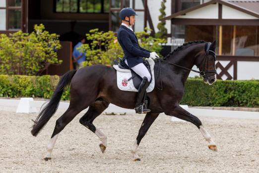 Foto: Matthias Alexander Rath und Fiducioso sicherten sich das Finalticket zum Bundeschampionat des fünfjährigen Dressurpferdes in Warendorf - Fotograf: Sportfotos-Lafrentz.de