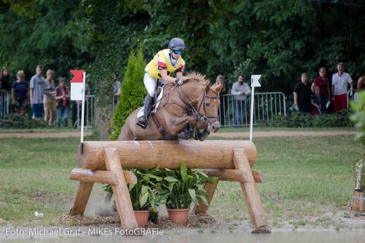 Foto: Beste Reiterin im CICO3* war heute Georgie Spence (GBR) auf Halltown Harley - Fotograf: Michael Graf 