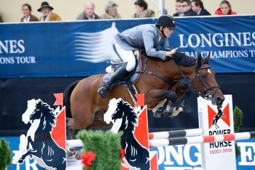 Foto: Der LGCT Qualifikations-Sieger Andreas Schou (DEN) mit Quimono de la Roque - Fotograf: Manfred Leitgeb Foto: Der LGCT Qualifikations-Sieger Andreas Schou (DEN) mit Quimono de la Roque - Fotograf: Manfred Leitgeb